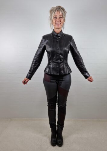 Multicolor stretch skindbukser