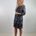 Blå batik cowboy kjole