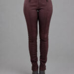 Bordeaux stretch skindbukser